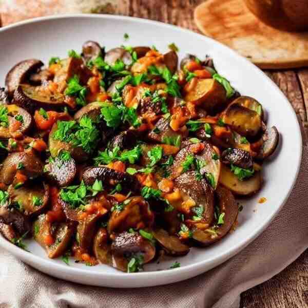 Картофельные зразы с мясом и грибами